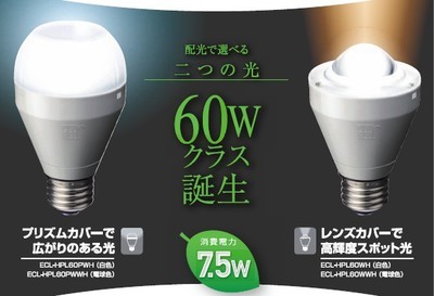 日廠Ecorica新品LED燈泡上市 低功耗高亮度，引領家居照明新趨勢